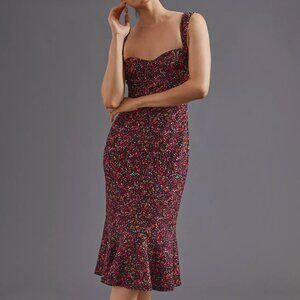 Anthropologie Hutch Sweetheart Midi Dress - Small